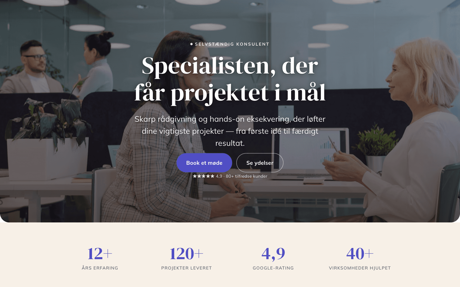 Real website Sitenyx builds for Freelancers